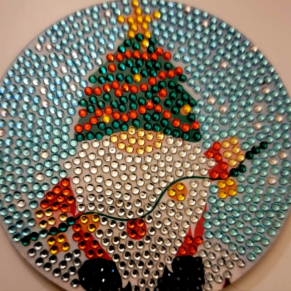 Christmas Gnome Decorating Coaster - Picture 3 of 3
